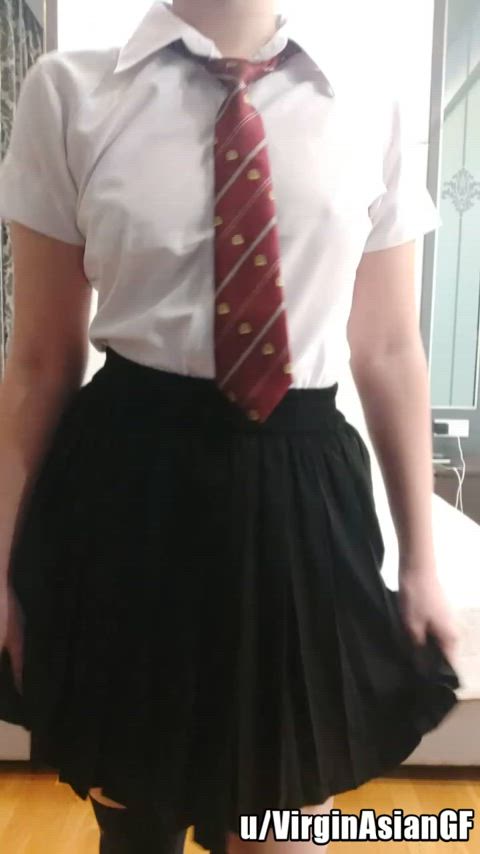 I'm at university now, so I don't need my Japanese schoolgirl uniform anymore...