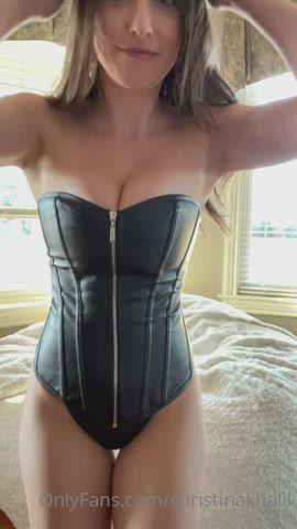 Cleavage Corset Dancing OnlyFans Tease clip