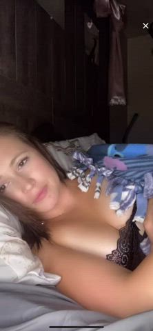 Brunette Nipslip TikTok clip