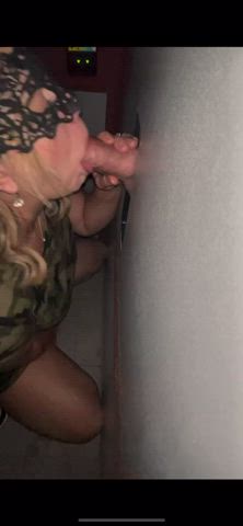 BWC. Full video on loyalfans.com/gloryholehotwife