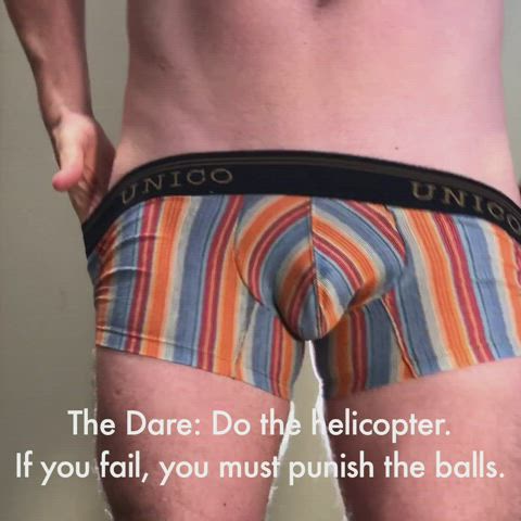DARE: Do the helicopter with your tiny dick haha