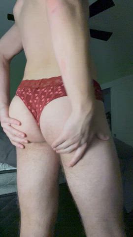 Does my bubble butt look good in my sister’s panties?
