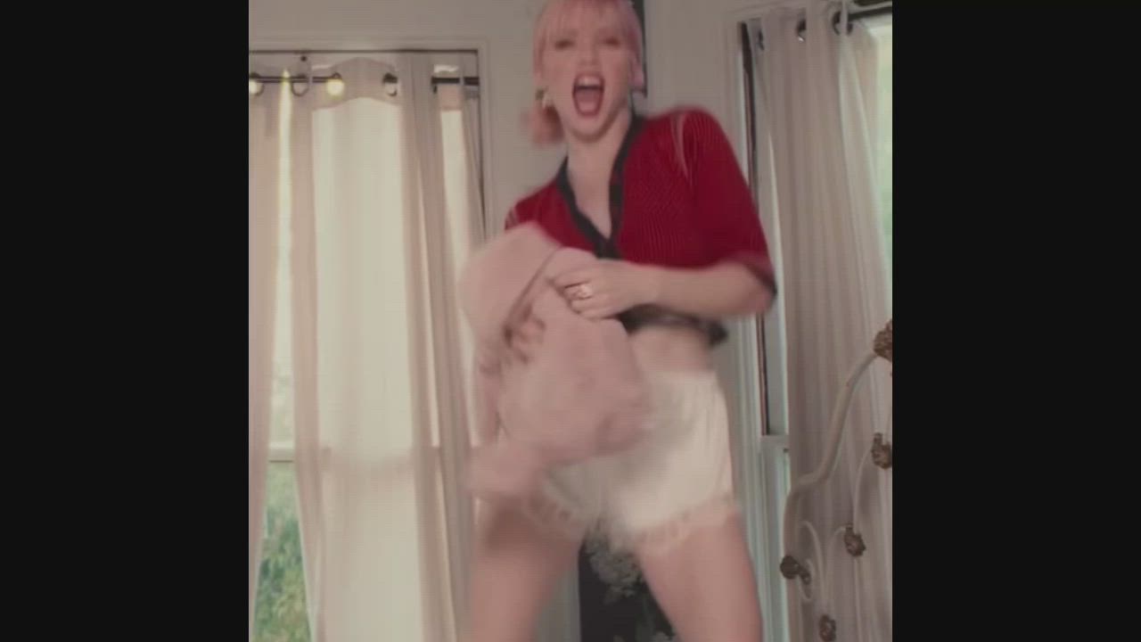 Carly Rae Jepsen sexy in the INCTSC music video