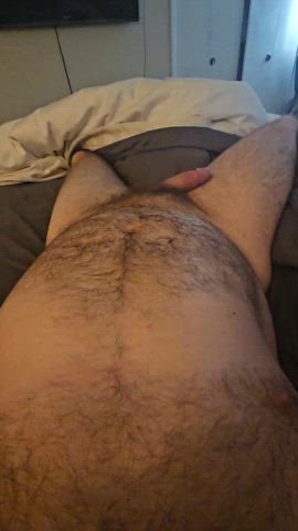 bear cock cum cumshot hairy chest hairy cock jerk off male masturbation masturbating