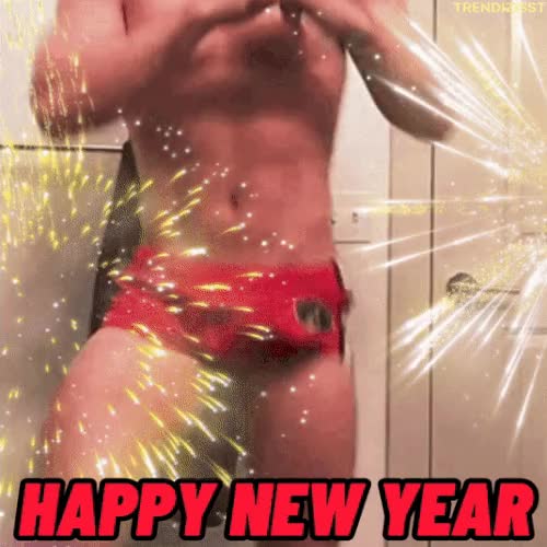 Happy new year - red underwear