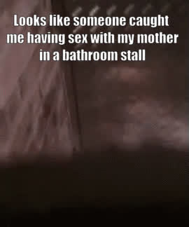 Caught fucking mom in the stall - she was way too horny to wait for dinner to end