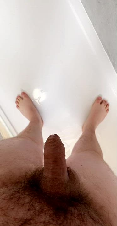 Pissing in the shower is much more fun when you’re uncut.