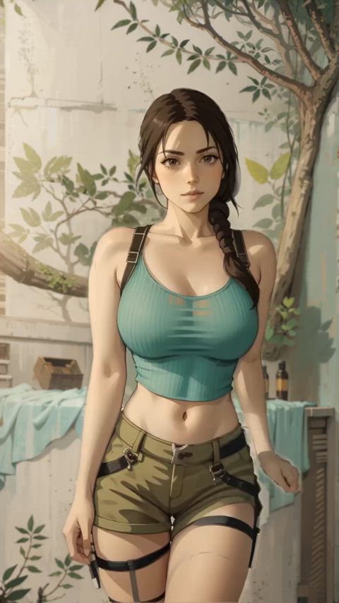 Lara Croft's dancing for you [AI]