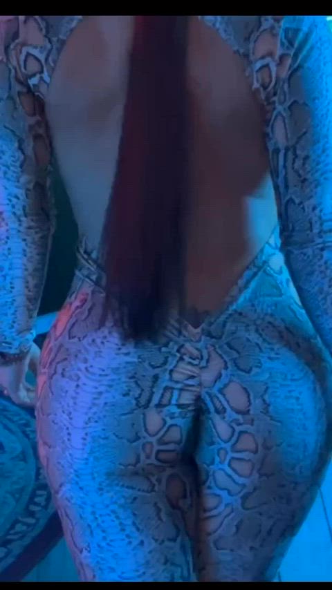 ass big ass catsuit clothed colombian milf purple bitch see through clothing clip