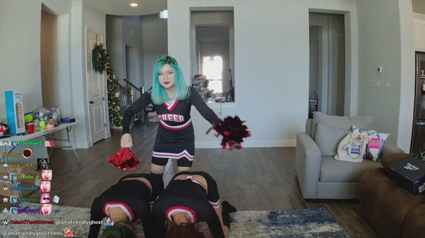 Asian Cheerleader Korean clip