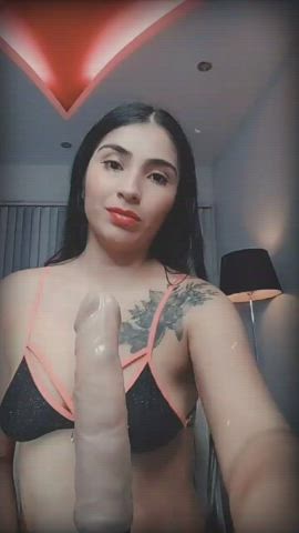 blowjob colombian dildo joi latina lingerie nails sex toy tattoo clip