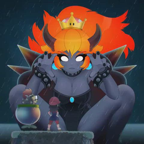 Bowsette's Fury By Louistrations