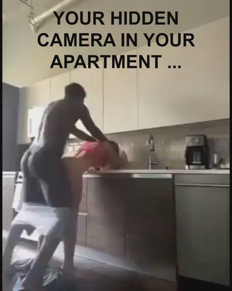 You checked the hidden camera in your apartment and you couldn't believe in what