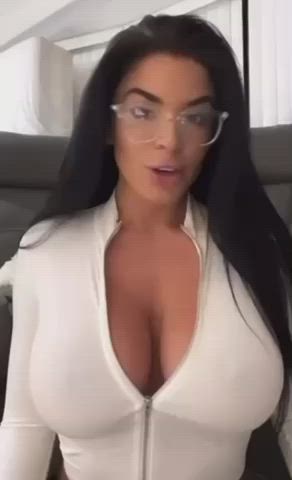 big tits flashing tits titty drop clip