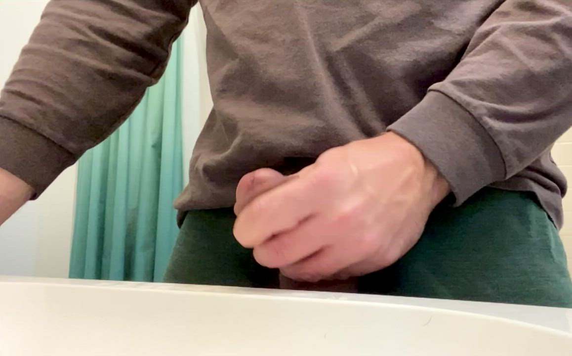 My thick dick shoots a lot of cum. What do you think? DM me.