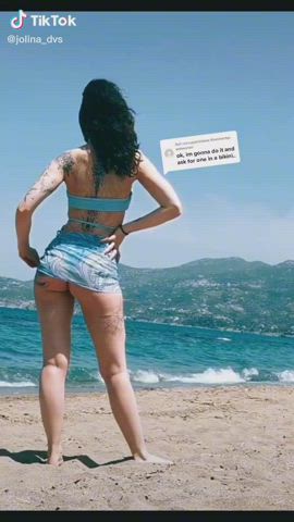 Ass Bikini Thong TikTok clip
