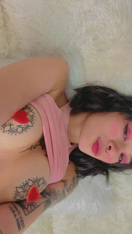 Candy Cum In Mouth Food Fetish Small Nipples Small Tits Tattoo Tongue Fetish clip