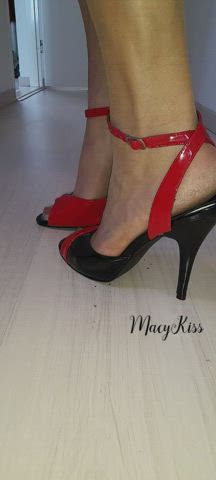 heels high heels nylons clip