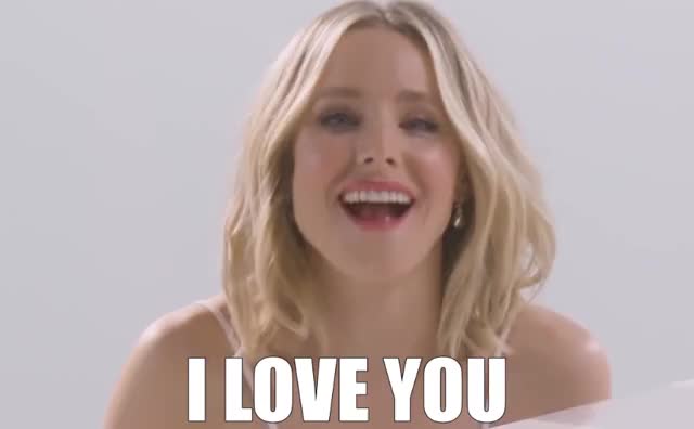 Kristen Bell loves you