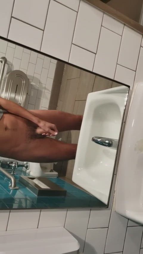 cut cock piss pissing thick cock wet and messy clip