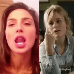 WYR facefuck and cum all over Gal Gadot or Brie Larson