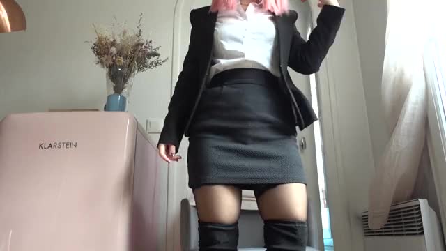 Getting naughty in my business outfit! [oc]
