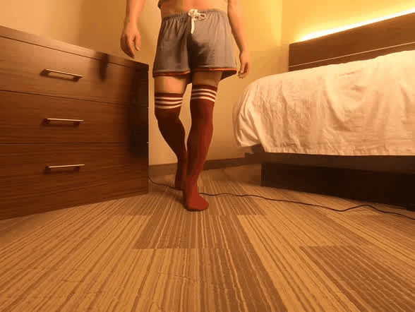 crossdressing feet feet fetish femboy legs nylon nylons shaved sissy stockings clip