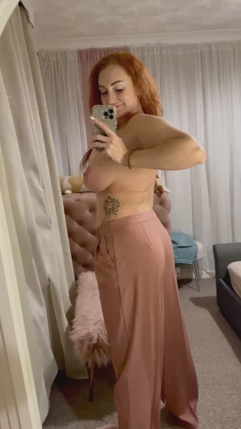 big ass big tits long legs milf mom natural tits onlyfans redhead tall clip