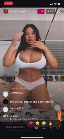 big tits boobs latina clip