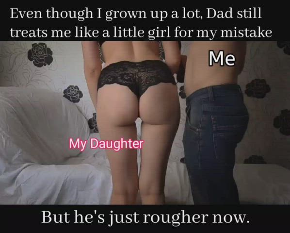 Dad Daddy Daughter Slapping Porn GIF by inces0