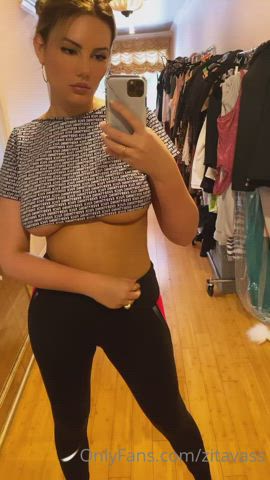 Homemade Public Selfie clip