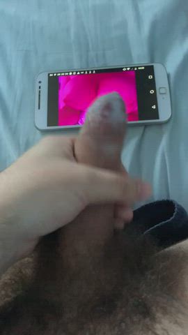 big dick big tits cumshot tribute clip