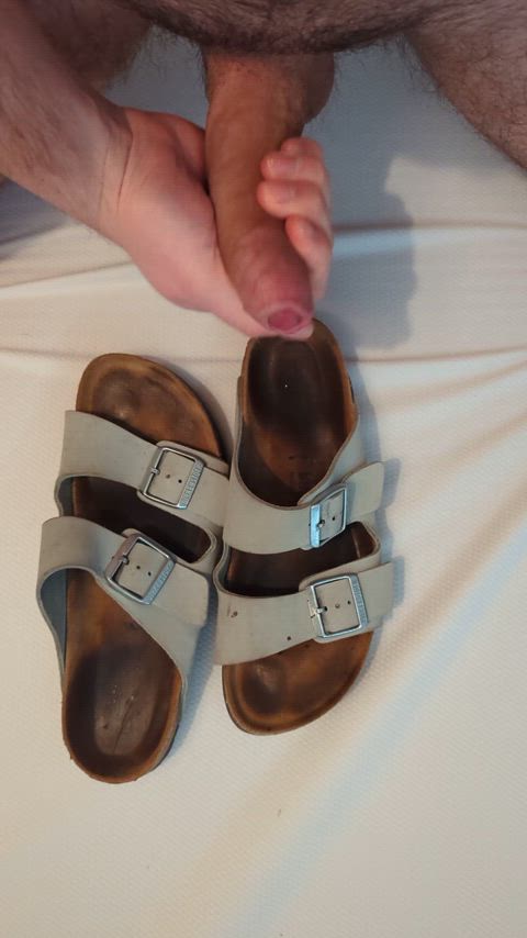 Put a nice load into my wife's Birkenstocks. Who would add? 