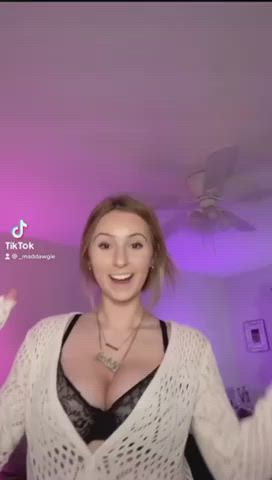 big tits blonde tiktok clip