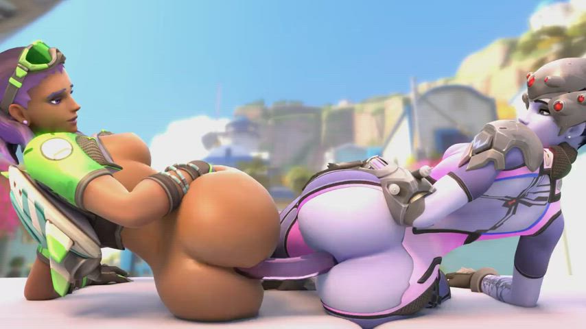 3D Animation Overwatch Rule34 clip
