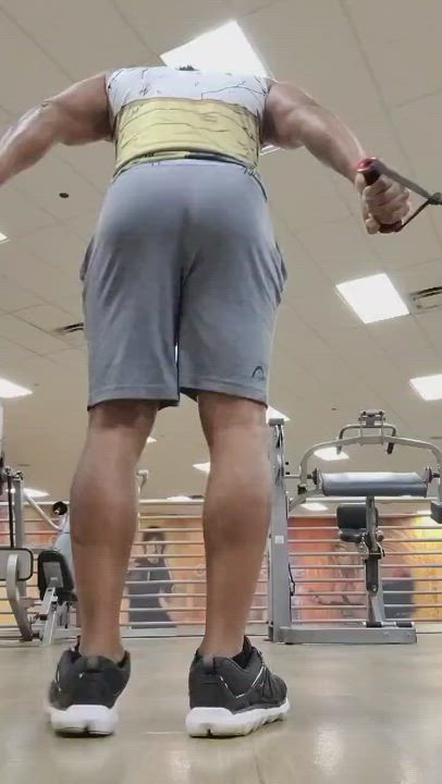 African American Big Ass Gym clip