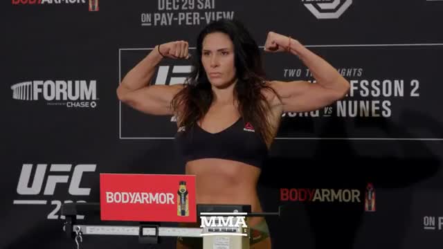 Cat Zingano weighing in for UFC 232 - 2