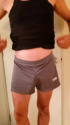 This jock pouch is a little too roomy for me, but I guess that means room to grow