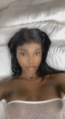 asshole bbc cute ebony girl dick teasing thick cock trans trans woman clip