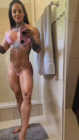 muscles muscular girl muscular milf clip