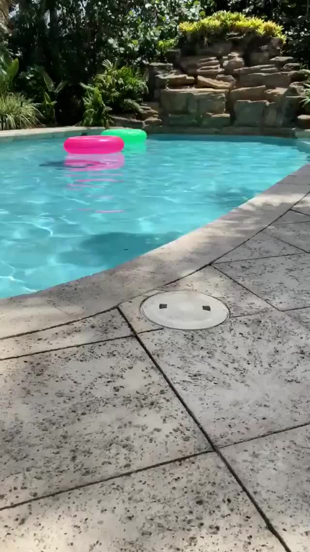 hard cock while swimming