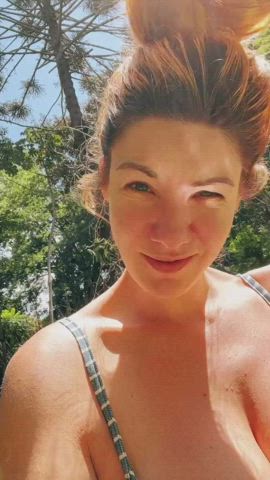 brazilian celebrity cleavage natural tits pretty redhead sensual clip