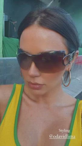body boobs brazilian brunette dani facial goddess sensual tiktok clip