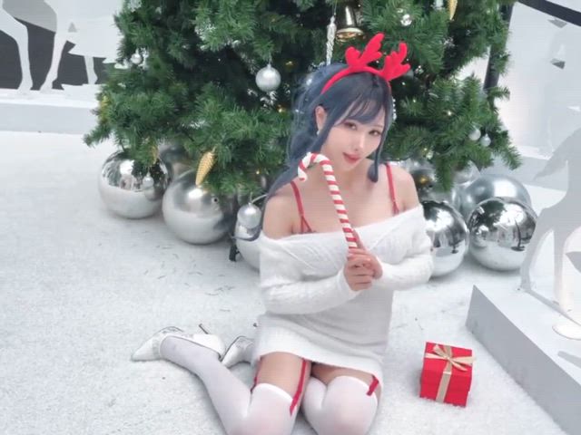 big tits christmas cosplay taiwanese clip