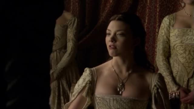 Sassy Anne Boleyn in white