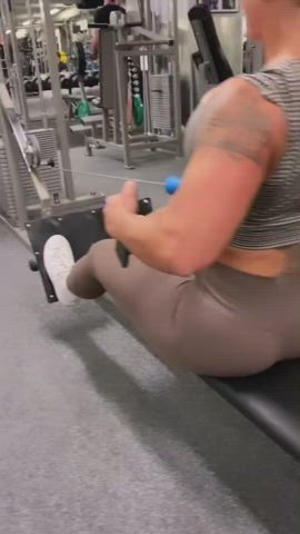 Blue Eyes Bodybuilder Busty Fitness Gym Muscular Girl Scandinavian Swedish Workout