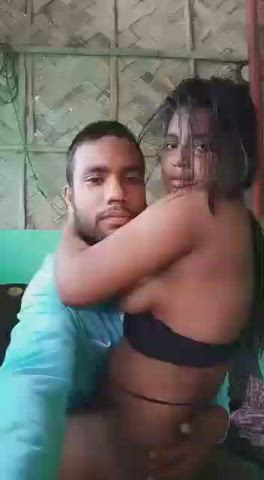 Desi dusky gf raids her bf in public chair[2Vids/5+Mins][Full Collection Link👇