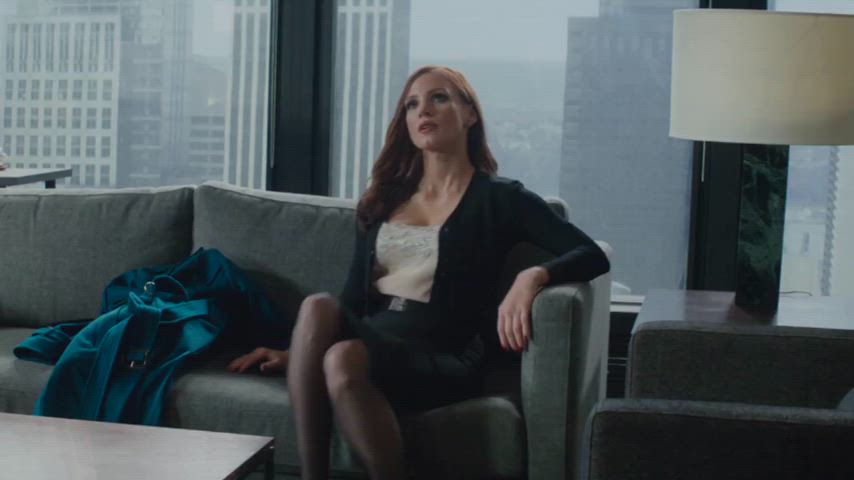 celebrity jessica chastain redhead clip