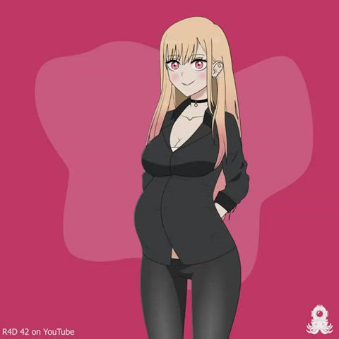 animation anime pregnant belly clip