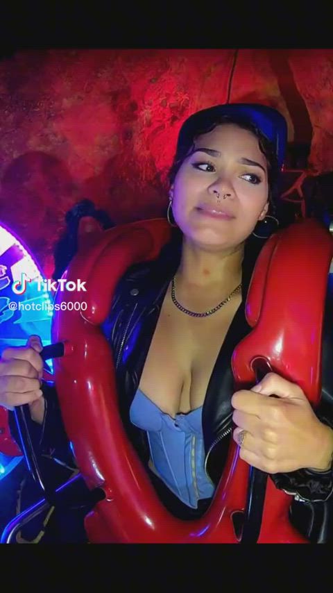 big tits boobs bouncing tits busty cleavage downblouse natural tits saggy tits tiktok